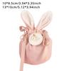 Wedding Candy Bags Rabbit Ears Velvet Bags Gift Boxes Candy Boxes Tote Cloth Bags