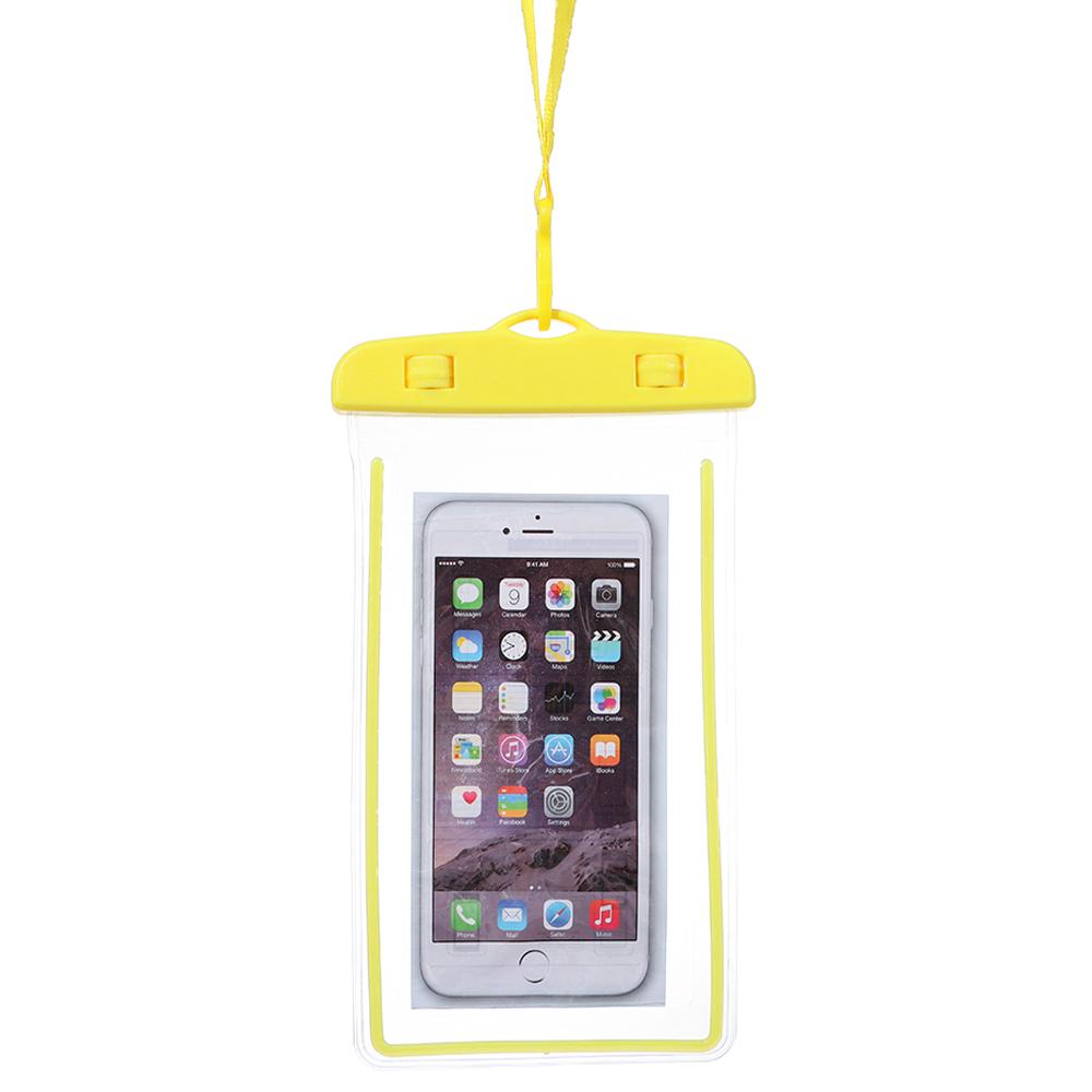 Bolsa de Celular de Desenho Animado à Prova d'Água Bolsa para Mergulho em Águas Bravas Nadar Case Capa Seca Subaquática Para Celular Esportes Aquáticos Praia Piscina Esqui