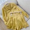 Spring Shirt Two Piece Set For Women Summer Shorts 2 Piece S
