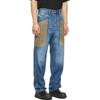 DIESEL Jeans Men's Blue Moderate Straight Fit Pants A031000GCAY