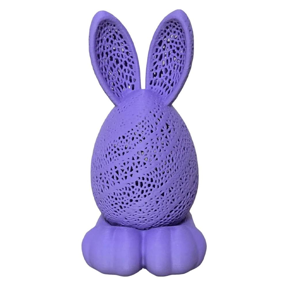 Cartoon 3D Printing Easter Rabbit Hollow Out Egg Candle Holder  Easter Decoration