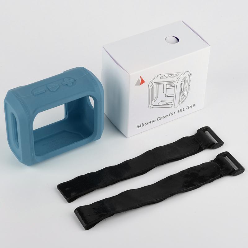 Portable Speaker Protective Sleeve Bracket Silicone Case Compatible For Jbl Go3 Audio Storage Shell