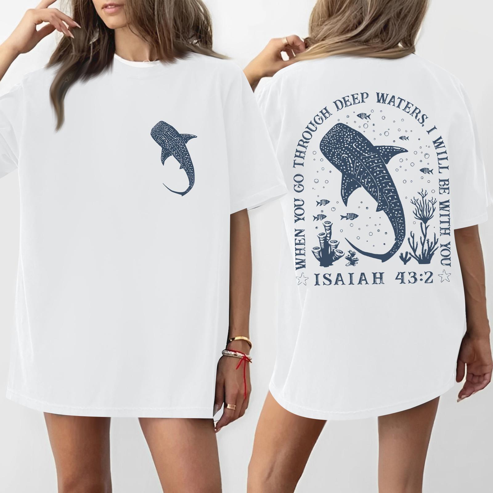 

Женская футболка с круглым вырезом и короткими рукавами с принтом XL белый