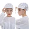 Unisex Dustproof Breathable Elastic Kitchen Chef Hat Cleaner Factory Work Cap