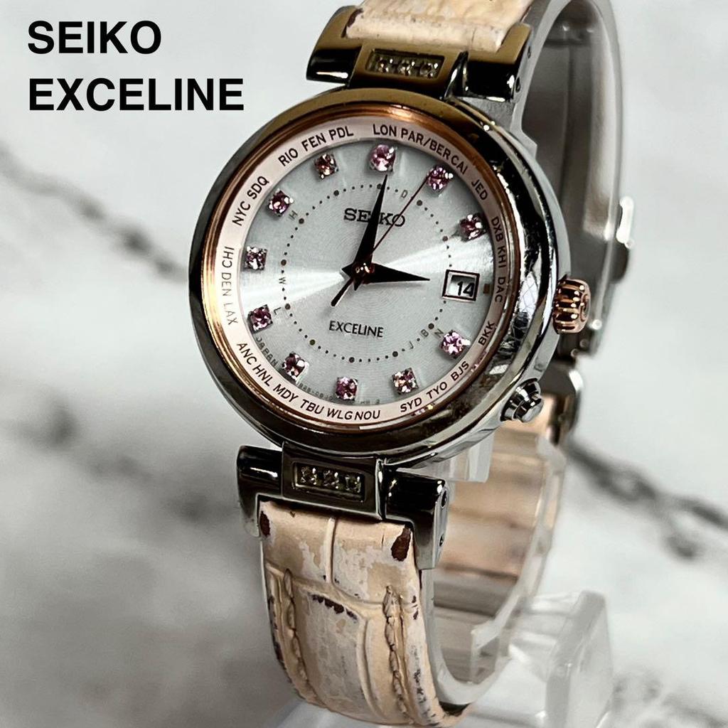 [USED] Limited Edition Seiko Exceline 6P Diamond Watch 1B25-0AM0