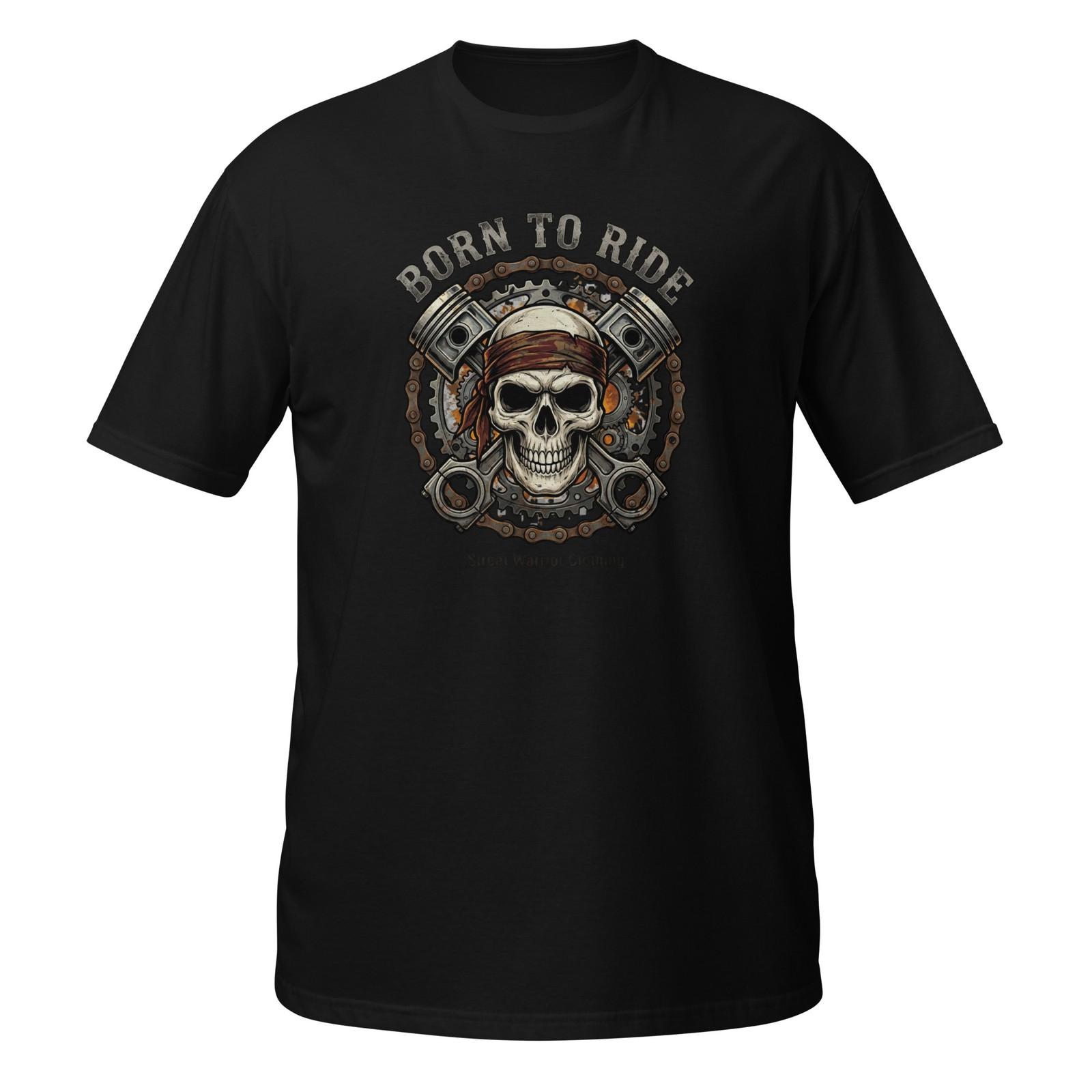 Born To Ride Biker Style Tee S разноцветный