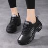 HOHO FAIR Scarpe da Donna Sneakers per Coppie Stampa Lettere Donna Scarpe con Piattaforma Ammortizzate Scarpe da Passeggio Stringate Casual da Uomo
