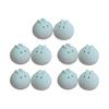 10Pcs Rabbit Squeaky Toy Soft Sound Device Comfortable Flexible Baby Shower Toy Decompression Boredom Relief Cute Yellow Chicken Stress Relief