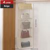 Multi Layer Bag Storage Hanging Bag Wardrobe Storage Hanging Transparent Dustproof Bags Foldable Storages Three-dimensional Bags