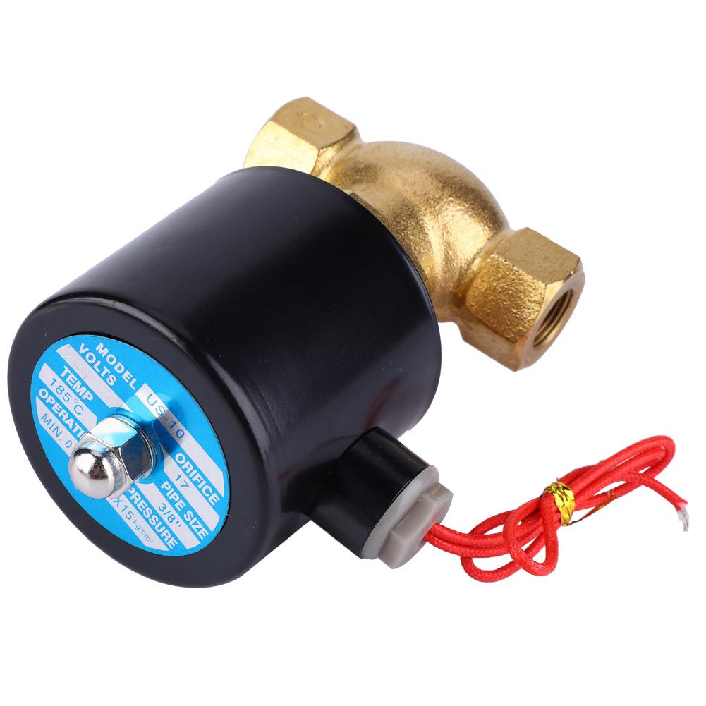 Brass Two Way Normally Closed Solenoid Valve For Air Water Steam(DC24V)