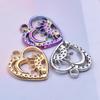 Personality Heart Sun Moon Stainless Steel Charms For Jewelry Making Supplies Breloque DIY Necklace Earrings Bracelets Pendant