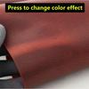 Wine Red Crazy Horse Leather Top Layer Cowhide Genuine Leather, Stiff and Oily Leather, Retro Color Change, 2mm Thick Handmade D