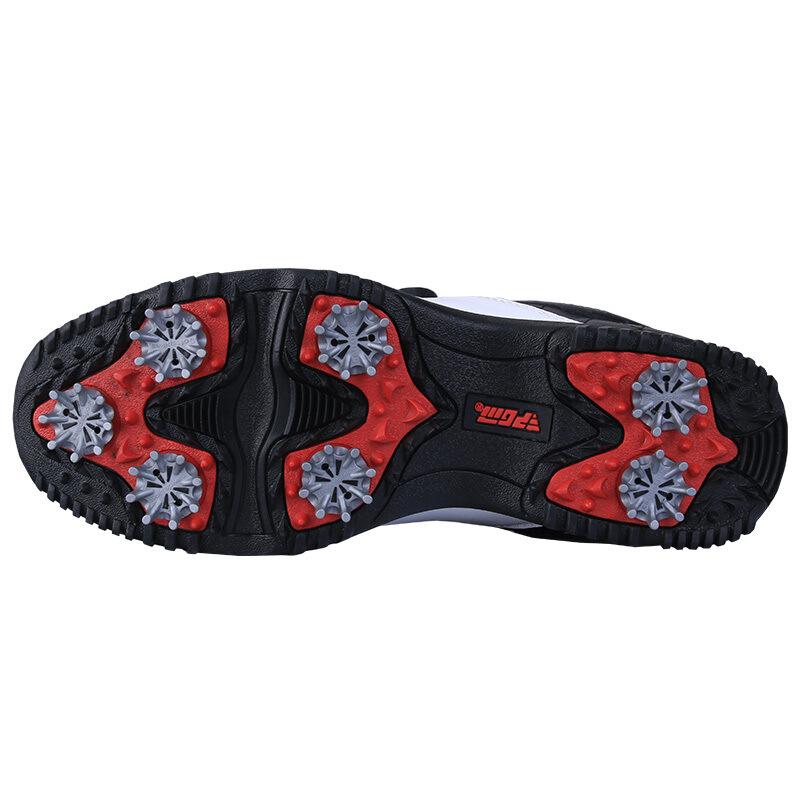 PGM Men's Waterproof Golf Shoes with Rotary Laces and Breathable Design