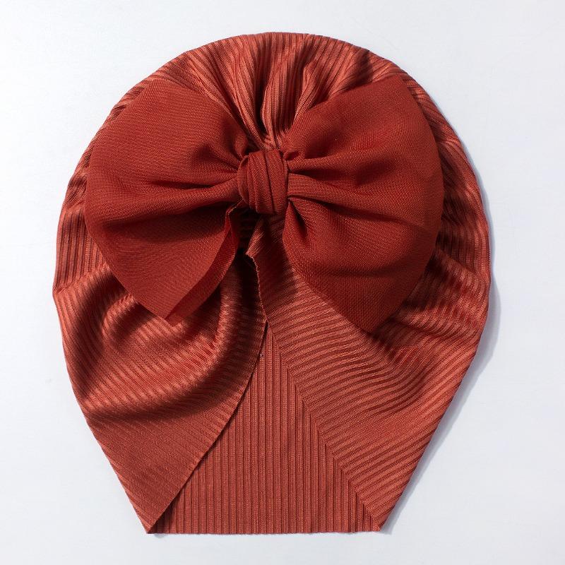 New Children's Hats, Cute Bow Baby Knotted Pullover Hats, Thin Breathable Baby Caps