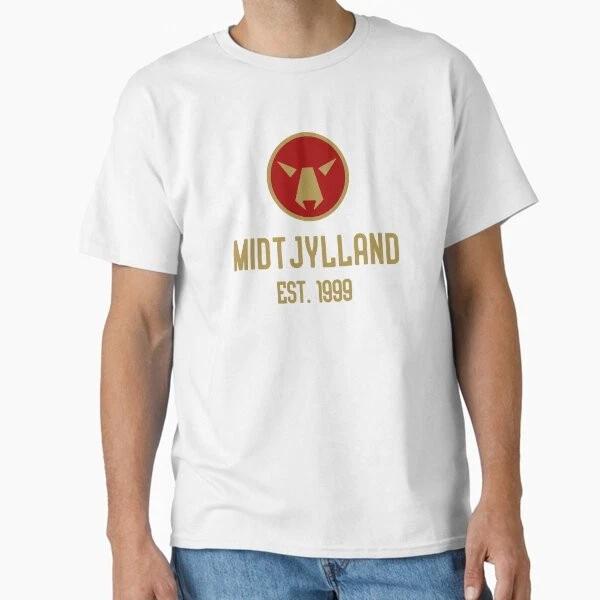Midtjylland Gold B Red Classic TShirt Made In UsaAus TShirt S2xl S