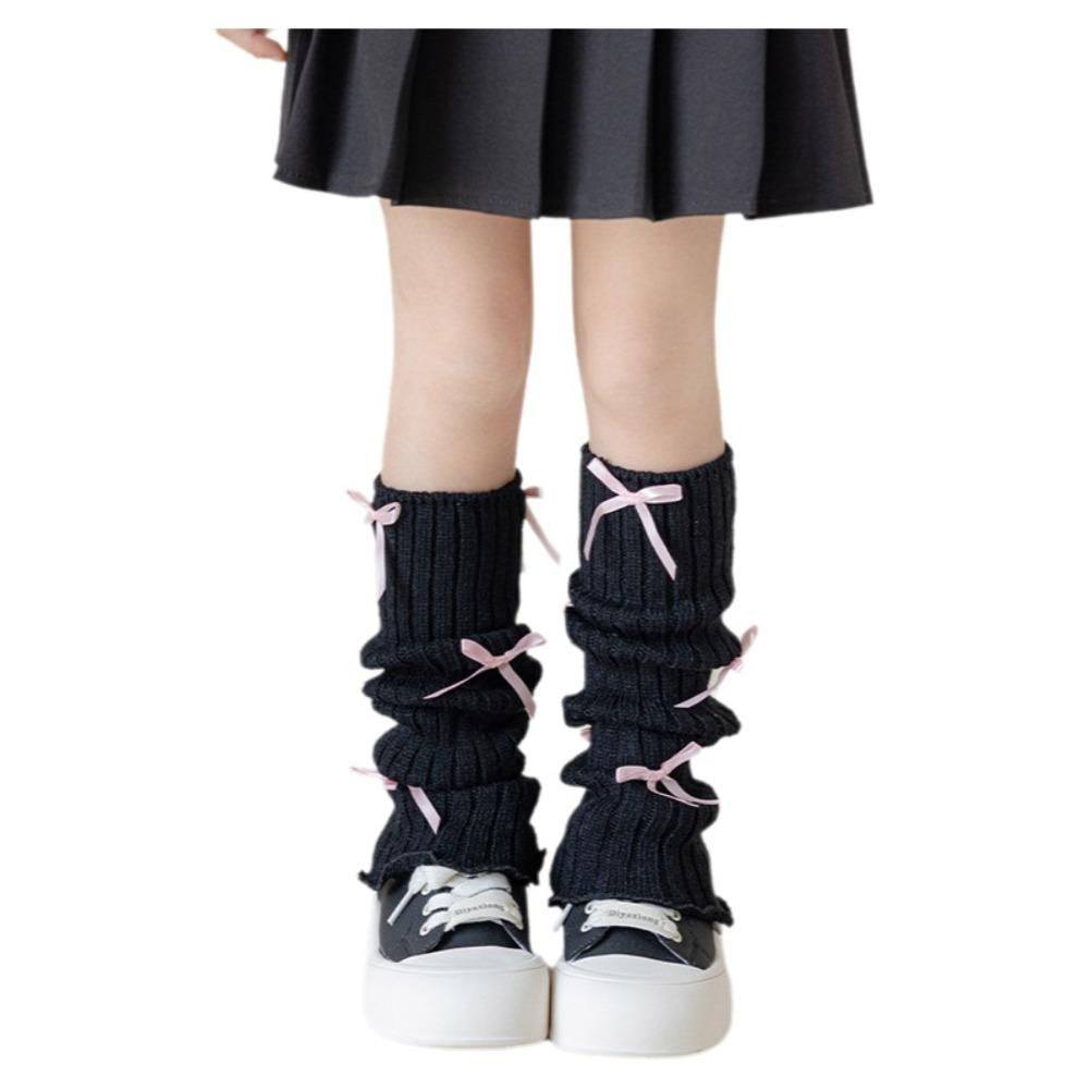 High Elastic Kids Leg Warmers Knitted Children's Foot Warmer Long Stockings  Autumn Winter Season