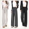 Women's Casual Wide-Leg Straight Pants