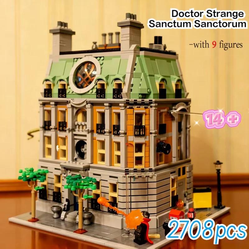 2026new 2708pcs Modern Urban Streetscape Model Building Block Assembly Brick Architecture Christmas Toys Birthday Gifts