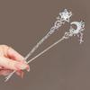 Kanzashi one stick hair accessory moonstar hairpin ornament simple parts traditional clothing items yukata Hanfu everyday use