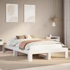 VidaXL Bed Frames Without Mattress White 120x200 Cm Solid Pine Wood 3308742