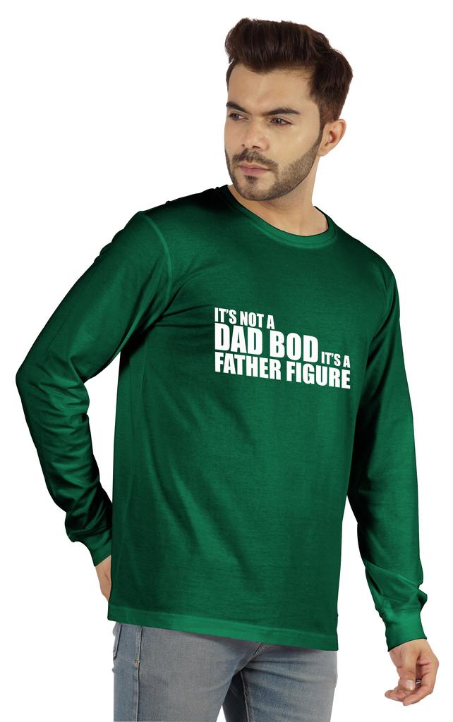 Inkmeso Mens Tshirt   Its Not A Dad Bod Its A Father Figure   Funny Quotes Daddy Tee
