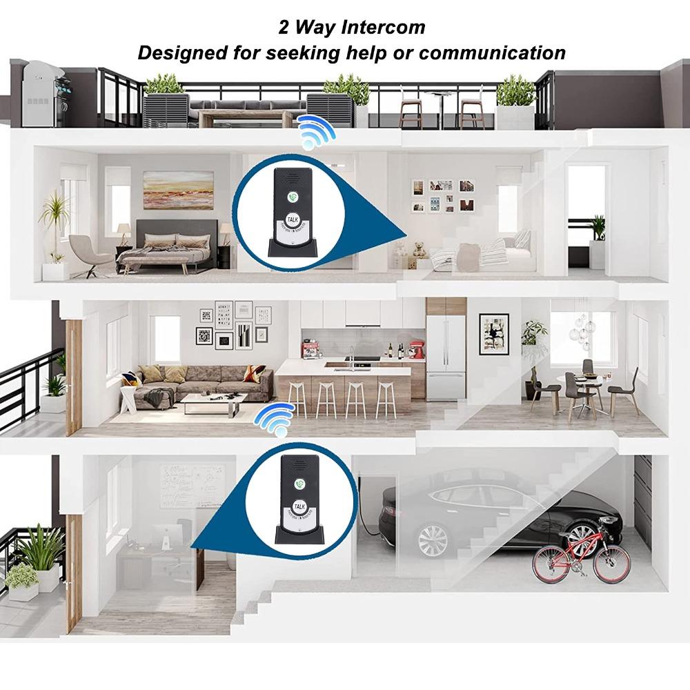 Drahtlose Verbindung Drahtlose Gegensprechanlage Große Reichweite Zwei-Wege-Gespräch Klingel Zimmer-Intercom Hausgebrauch