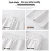 White-Gray High-Waisted Petite Micro-Flared Slimming Horseshoe Pants for Women, Spring/Autumn 2025 Collection