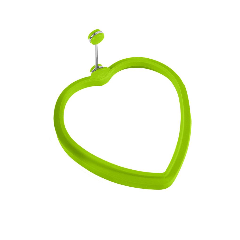 

Силиконовое кольцо для жареных яиц, гибкая ручка, вращающаяся на 360 градусов, термостойкая антипригарная форма для ресторана, инструмент для приготовления пищи