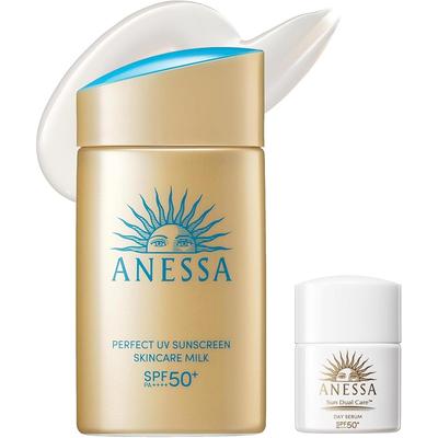 Anessa Perfect UV Skin Care Milk NA Day Serum 60ml + 6ml SPF50+ PA++++ Waterproof Face and Body Makeup Base
