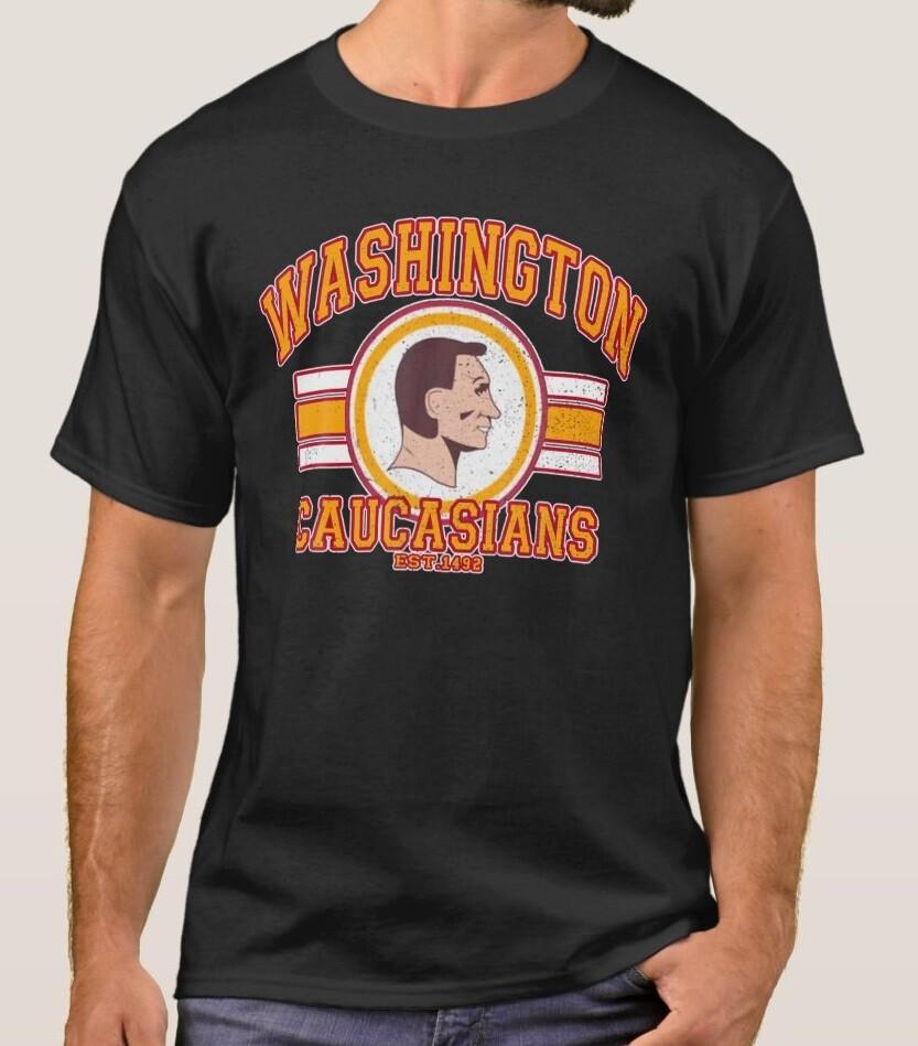 НОВЫЙ ЛУЧШИЙ ПОКУПАТЕЛЬ Вашингтон Кавказцы Футбол Реднеки Сделано в США Подарок Футболка Унисекс Футболка XXL