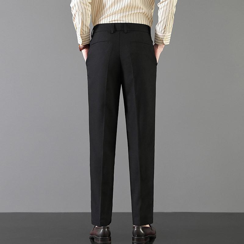 New men's drape trousers spring business men's trousers work commuter trousers casual trousers