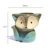 Keramik-Fuchs-Sukkulenten-Blumentopf, Mikro-niedlicher Mini-Bonsai, kleine Blumentöpfe, Cartoon-Pflanzgefäß, Heimgarten-Dekoration, Ornament