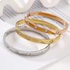 2026 Bracciale Stella Gitana da Bagno Gratuito e Inalterabile Versione Coreana Femminile Incastonato di Diamanti Alla Moda Semplice Flash Diamante Coppia Mano