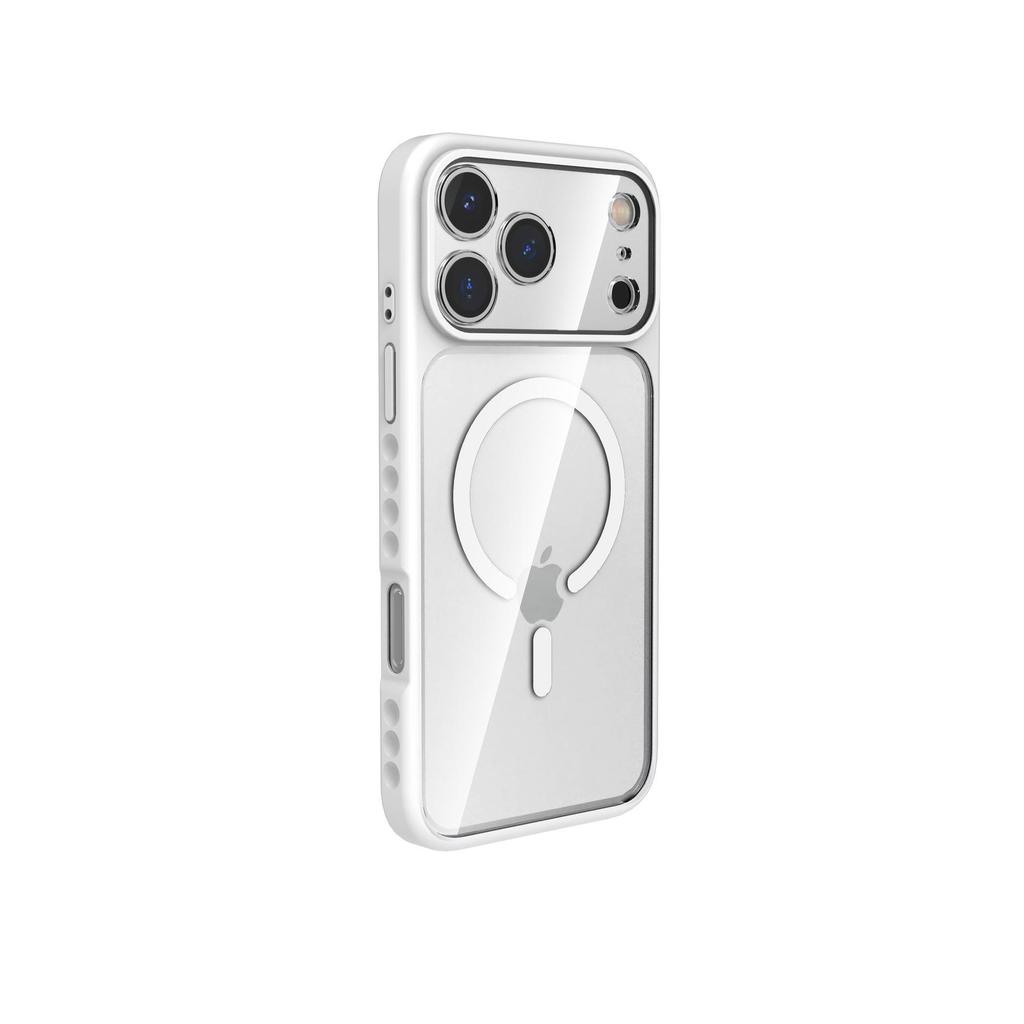 Orange Polka Dot Magnetic iPhone17 Pro Max Anti-Slip Case - Full Coverage