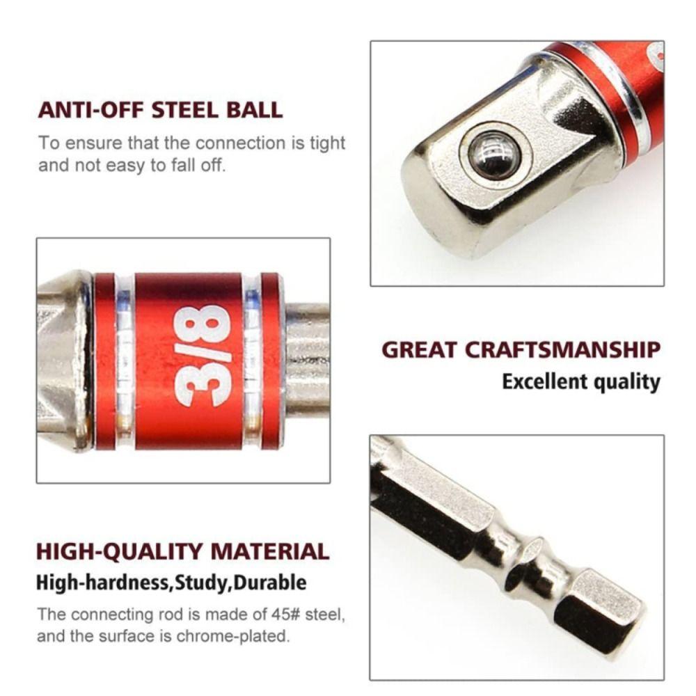 Mit Sechskantschaft Bohrersteckschlüssel Adapter Konverter Bohrersteckschlüssel Bit Schlagschrauber