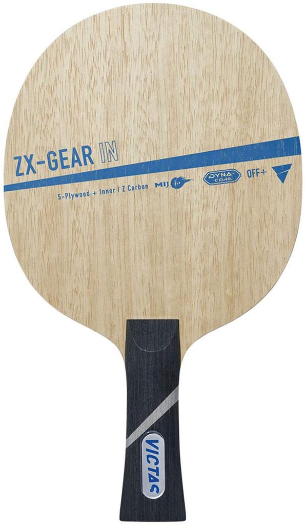 VICTAS IN Shakehand Offensive Table Tennis Racket with Special 028804 ZX-GEAR Material, Flare,