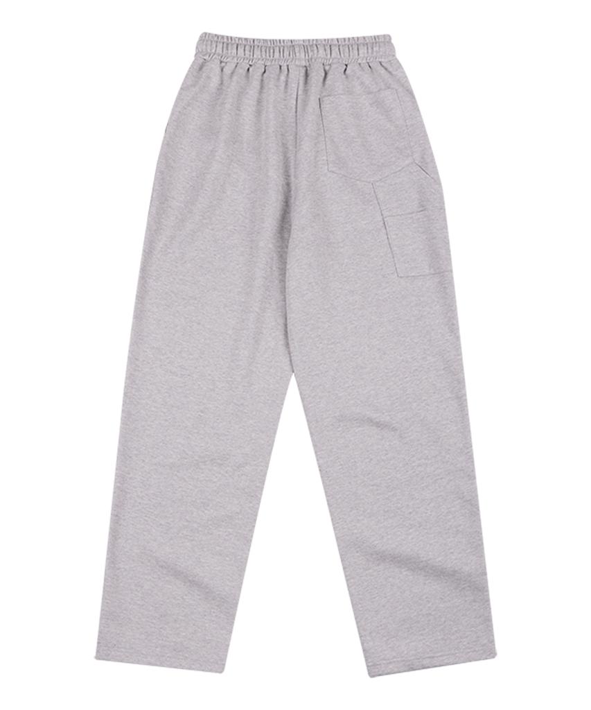 CREAM SODA LAB Carpenter Bermuda Sweat Wide Grey Pants