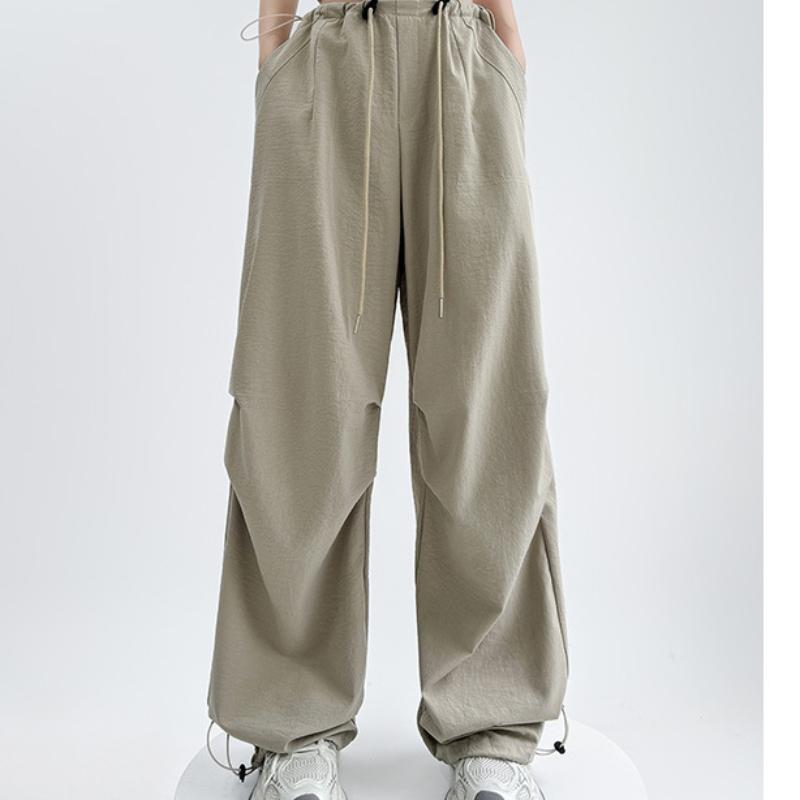 

Рабочие брюки Ретро Весна и Осень Лето Новый стиль Брюки Повседневные Свободные Спортивные брюки Десантник Универсальные Брюки широкие XL