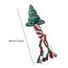 Dog Squeakey Chew Toys Christmas Cotton Ropes Knot Molar Bite Toy Funny Cute Puppies Cat Interactive Toy Xmas Gift Pets Supplies