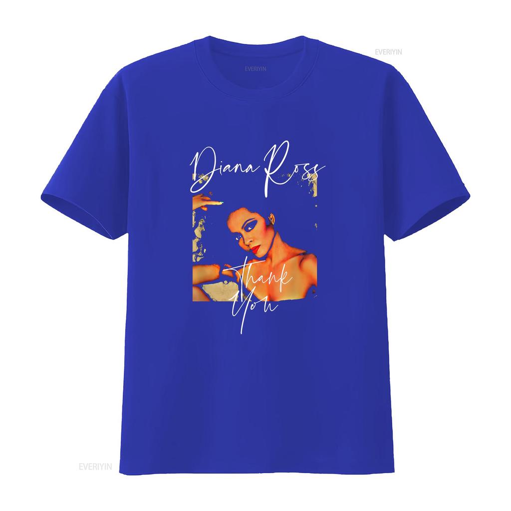 Diana Ross T Shirt arT Thank You new HOT best vintage Washed Unisex Stretched Top For Everyday Wear Breathable Casual Soft