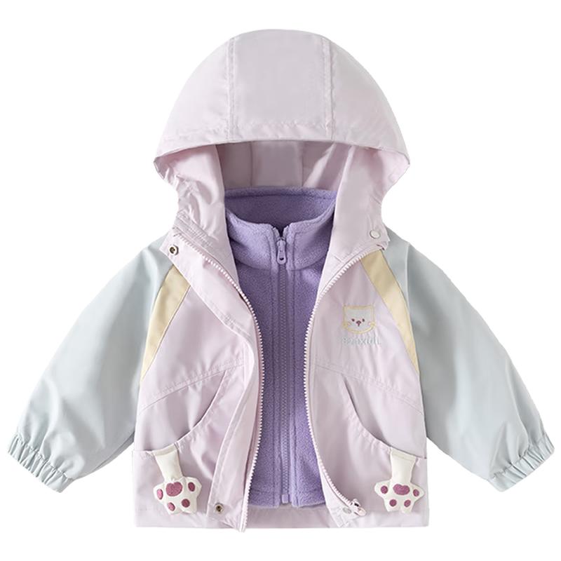 Girls  Tech 3-in-1 Fleece Winter Jacket 90