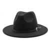 1 Stück Britischer Stil Filz Jazz Fedora Hut Panama Trilby Hüte Für Damen Herren Gentleman Hochzeitsfeier Hut