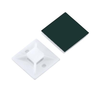 Cable Tie Holder Self-adhesive Holder Suction Cup, Storage Wire Organizer Nail Free Buckle, 100 Pieces