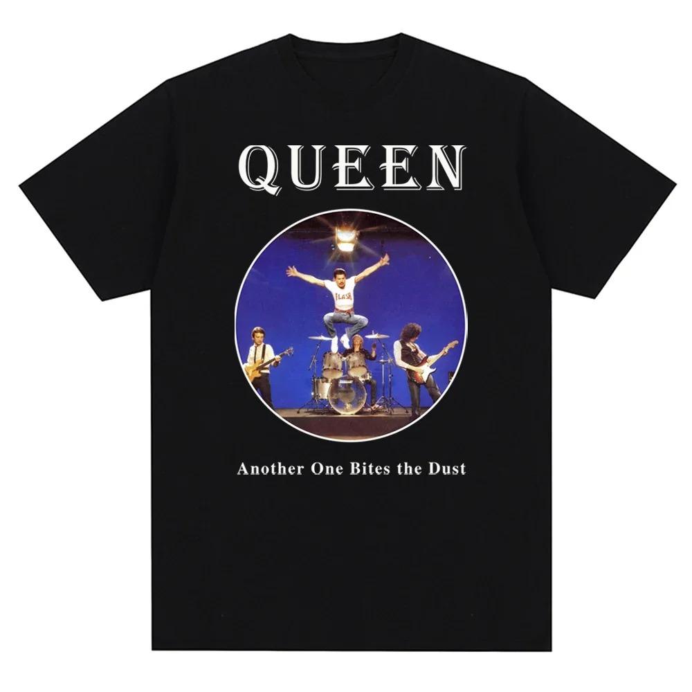 Streetwear Kleidung Vintage Queen Rock Musik Band Sommer T Shirts Fashion Unisex/Frauen Casual Kurzarm Tees 2024 Neue Unisex