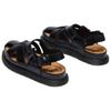 Dr. Martens San Archive Fisherman Leather Fashion Comfortable Minimalist Commuting Outdoor Casual Roman Sandals Unisex Sandals Black 41618001