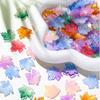 10Pcs/lot 20x20mm Gradient Color Maple Leaf Glass Bead Jewellery Making Beads for Bracelets Necklace DIY Craft Supplies