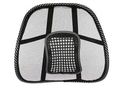 Elastic Mesh Lumbar Support + Massaging Beads