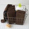 GamachaTowel Face Towels Set of Thin Towels for Use As Hand Towels In the Kitchen or Gentle On the Highly and Regular Size (22 Colors) [Cacao, 20]