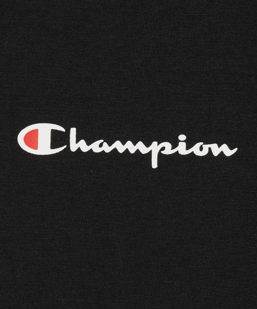 CHAMPION Small Script Logo Cotton Short Sleeve T-Shirt Black