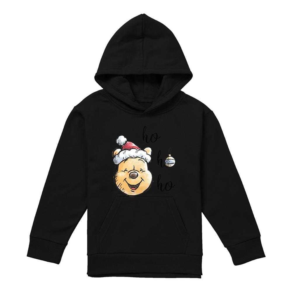 Winnie the Pooh Childrens/Kids Ho Ho Ho, Merry Christmas Hoodie